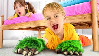 História infantil "O Que Está Escondido Debaixo da Cama"