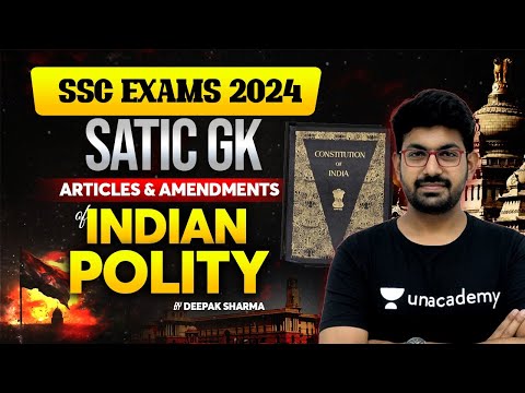 Articles & Amendments I INDIAN POLITY I Static GK I Deepak Sharma