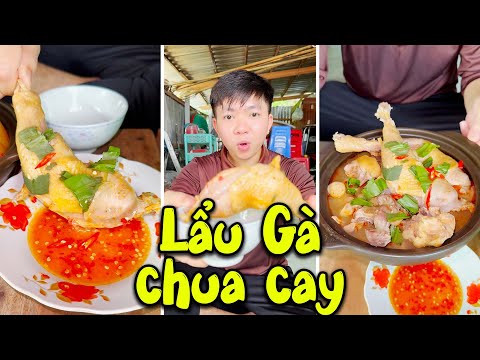 Nồi Lẩu Gà Chua Cay Ngon Nhức Nách Của Hai Anh Ba Báo || BỉnhTV