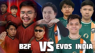 EVOS India Vs Team B2F MATCH 1!! Kita Incer Langsung Kufra @set1awanade  - Mobile Legends