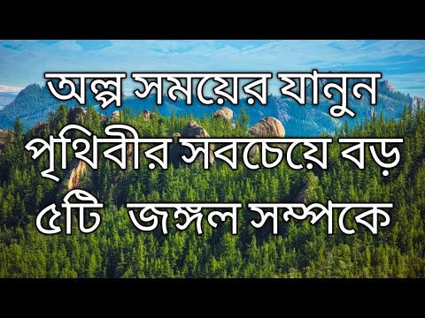 Top 5 forast in world (পৃথিবীর সবচেয়ে বড় ৫ টি জঙ্গল? )