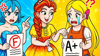 [🐾paper diy🐾] Rich Frozen Jealous of Poor Cinderella Rapunzel - Rapunzel Family