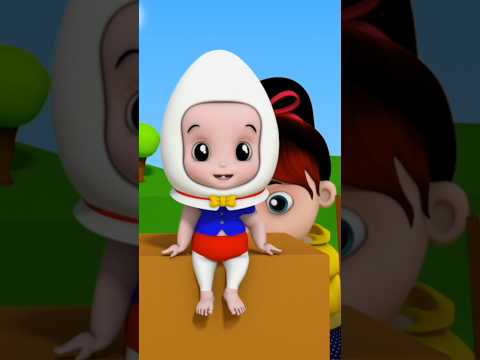 Humpty dumpty duduk di dinding sajak anak #shorts #fun #songforkids