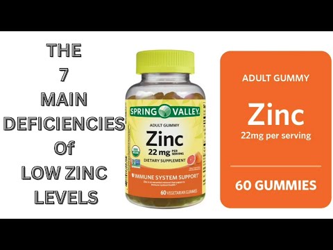 The 7 Main Deficiencies of Low ZINC Levels !!