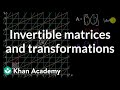 Understanding Matrix Transformations and Inverses