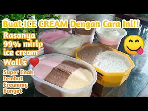 Cara Membuat Es Krim Terenak || Es Krim Rasa Wall's No Click Bait || Episode 19