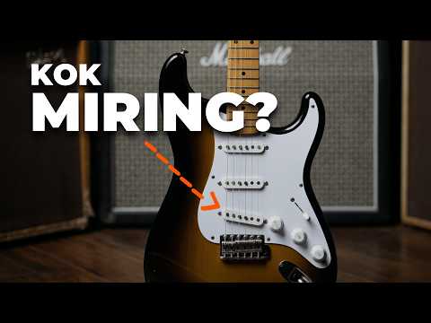 Kenapa Pickup Gitar Stratocaster Miring? Ternyata Ini Rahasia Suara Legendarisnya!