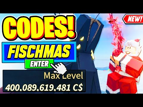 ⚠️New⚠️ ALL WORKING FISCHMAS UPDATE CODES For Fisch - Roblox Fisch Codes 2024