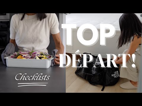 ORGANISATION VACANCES ⛱️ : Tout préparer SANS STRESS (checklists & astuces) 🧳