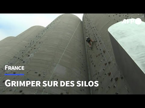 Escalade: à Bordeaux, des silos de 35 mètres à gravir  | AFP