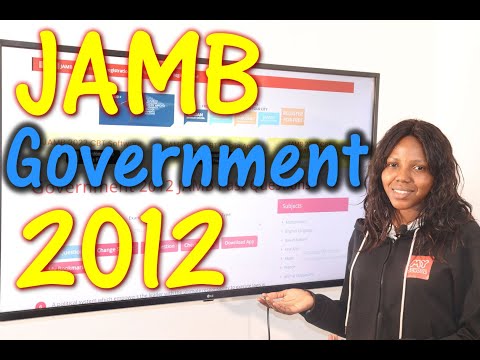 JAMB CBT Government 2012 Past Questions 1 - 20