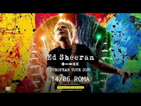 Ed Sheeran "The Mathematics Tour 2025" (Full Show) Live in Rome "Stadio Olimpico" 14.06.2025