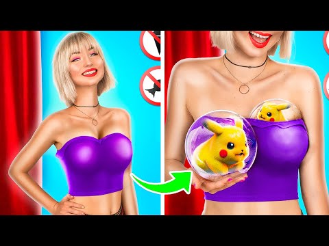 How to Sneak a Pokemon into Movies โ Part 4! Pokemon in Real Life!