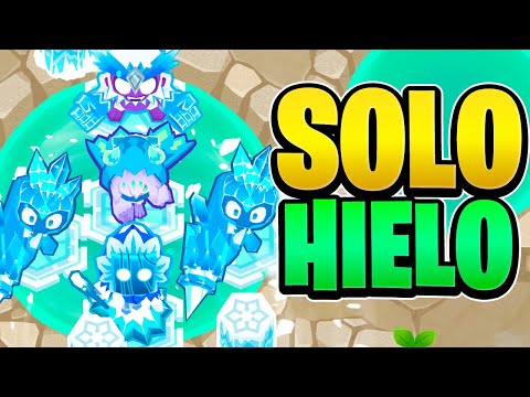 Juego SOLO con el NUEVO HEROE y MONOS de HIELO al Bloons TD 6