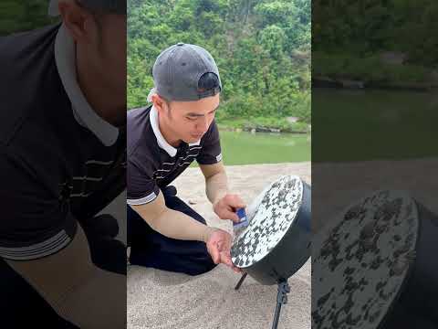 Sucks Up Magnetic Sand Instantly! 🧲💨#ohd #survival #camping #bushcraft #skills
