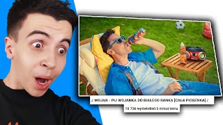 REAGUJE NA ♪ WOJAN   PIJ WOJANKA DO BIAŁEGO RANKA CAŁA PIOSENKA ♪