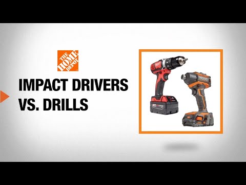 Impact Drivers vs. Drills