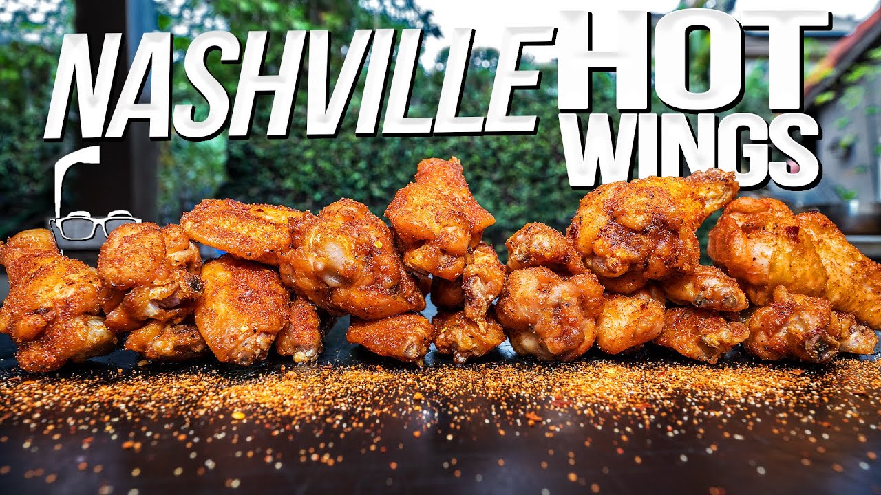 NASHVILLE HOT WINGS (SMOKED THEN DEEP FRIED)