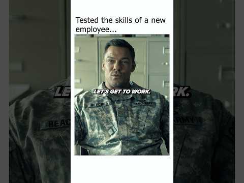 Tested the skills of a new employee…😏