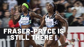 Shelly-Ann Fraser-Pryce wins Lausanne Diamond League 100m Race | 100% jamaican podium again !