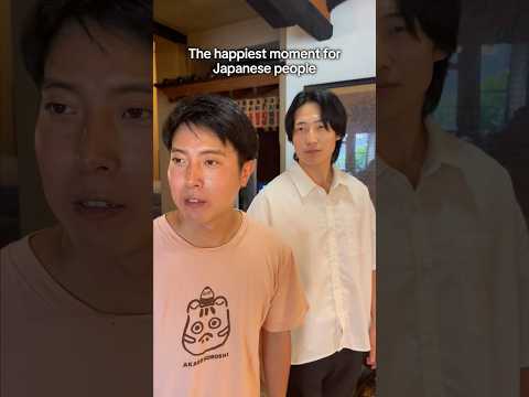 The happiest moment for Japanese people