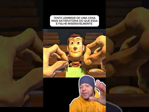 A cena mais SATISFATÓRIA do cinema #toystory #pixar #woody #desenhos #filme