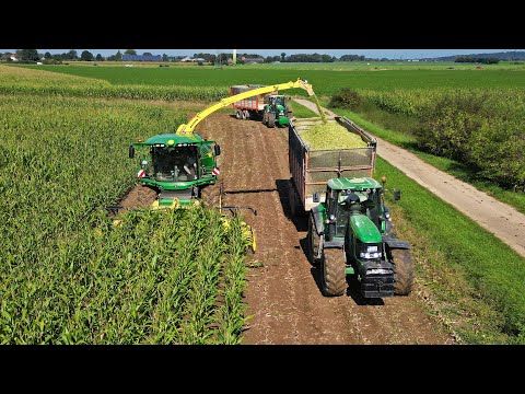 Mais Silage 2024 | John Deere 8600i + StalkBuster | LU Nielen