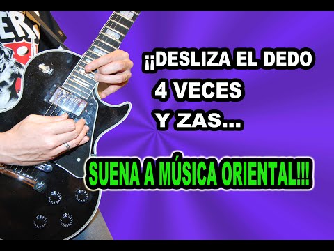 POR QUÉ ESTE TRUCO DESLIZANDO EL DEDO TE HARÁ SONAR A MÚSICA ORIENTAL...en tus solos de ROCK!!!