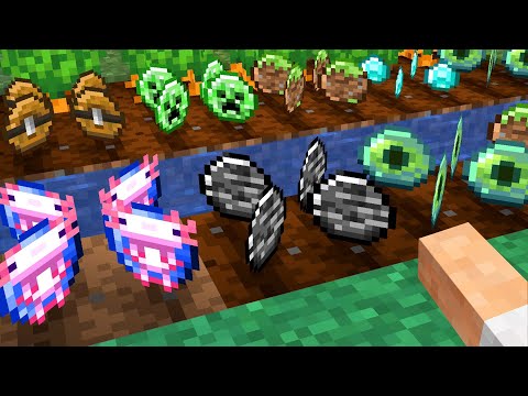 Minecraft pero Cultivo Diamantes de Cualquier Cosa