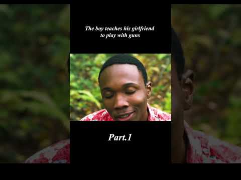 The boy teaches his girlfriend to play with guns, but he doesn't realize he's lost his life!#shorts