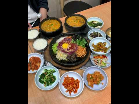 단골맛집! 생고기돌솥비빔밥 하나 시켜서 나눠먹고 1인 1 우거지곰탕 꼭 이렇게 드세요! #광주맛집 #화정동 #염주명가