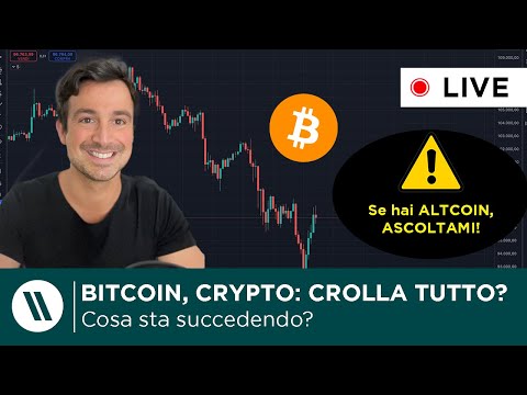 BITCOIN, CRYPTO CROLLANO: COSA STA SUCCEDENDO? È FINITO IL BULL MARKET? (se hai ALTCOIN, ASCOLTA!!)