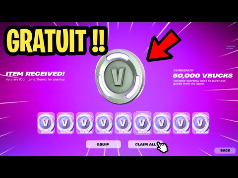 COMMENT AVOIR DES V-BUCKS GRATUIT en 2025 sur FORTNITE | CODE SECRET V-BUCKS !