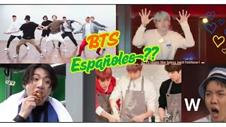 Momentos divertidos de BTS si fueran Españoles sin luz v