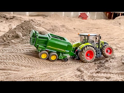 TRACTORS AND RC TRUCKS WORK HARD AT THE LIMIT