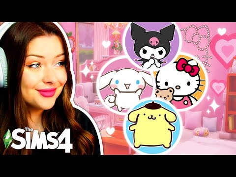 Each Room is a Different SANRIO Character in The Sims 4