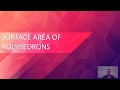 Surface Area and Polyhedrons