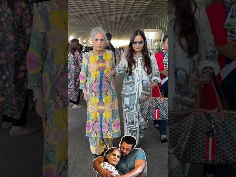 Salim Khan's wife Sushila Charak Khan goes to hospital to meet him every day all the time 😱 #shorts