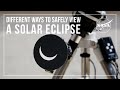 Pinhole Projection and Solar Eclipse Safety