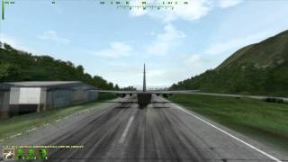 HERCULES C130 despegando en la Isla Phantera - ARMA 2
