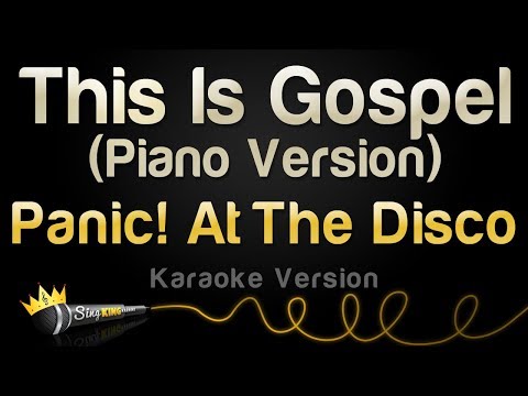 Panic! At The Disco – This Is Gospel (Piano) (Karaoke Version)
