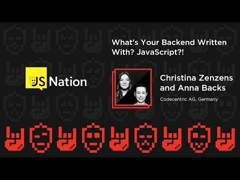 What's your backend written with? JavaScript?!