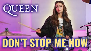 Queen - Don't Stop Me Now | Drum Cover by Kristina Rybalchenko
