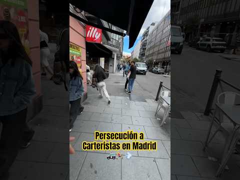 Persecución a Carteristas en Madrid 🏃‍♂️💨