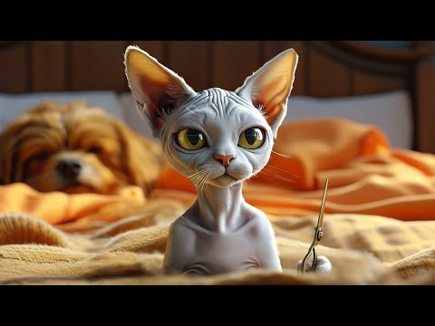 The bald cat is the only reason I went bald! Cat story