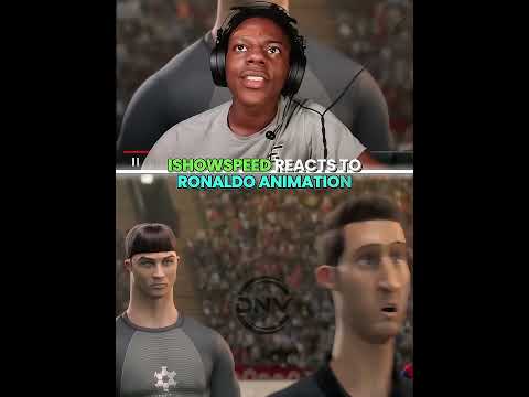 Ishowspeed Reacts To Ronaldo and Messi Animation 🤯💀