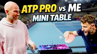 I Challenged ATP Players to Mini Table Tennis!