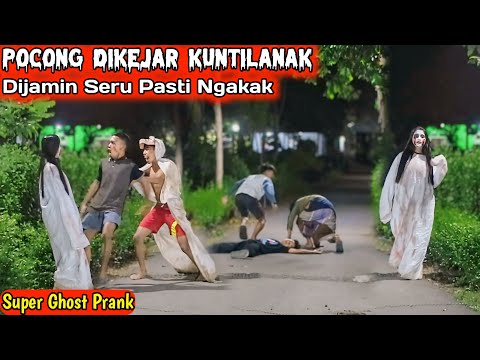 Pocong Dikejar Kuntilanak - Lucu Abis Bikin Ngakak || Best Funny Ghost Prank