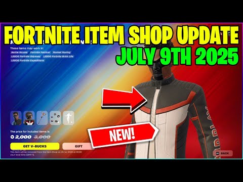 *NEW* MISTER TERRIFIC BUNDLE AND *NEW* ICON EMOTE! Fortnite Item Shop [July 9th, 2025]