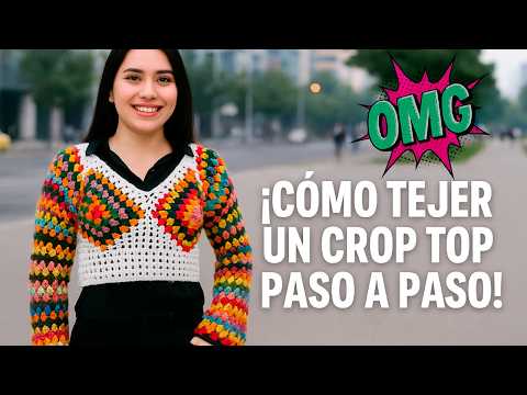 Aprende a Tejer un Crop Top a Crochet Paso a Paso